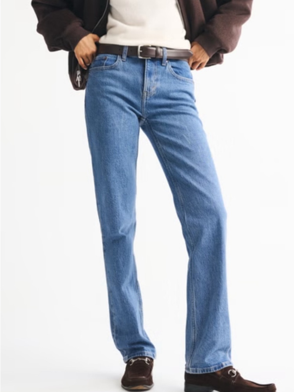 Abercrombie & Fitch Mid Rise 90’s Straight Jean